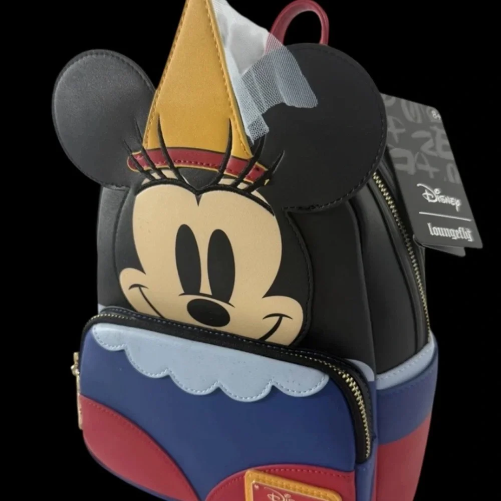 Loungefly Disney Minnie Mouse Party “Brave Little Tailor”Backpack purse. - Picture 2 of 16